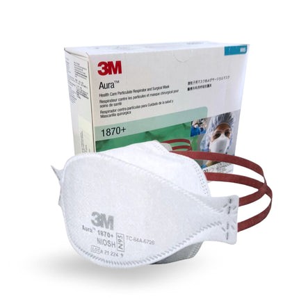 3M Aura 1870+ P2/N95 Hospital grade mask